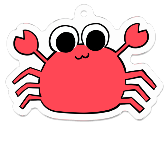 アクリルキーホルダー - 50 x 50 (mm)