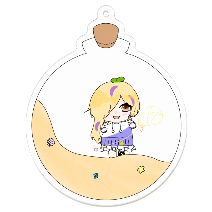 アクリルキーホルダー - 70 x 70 (mm)