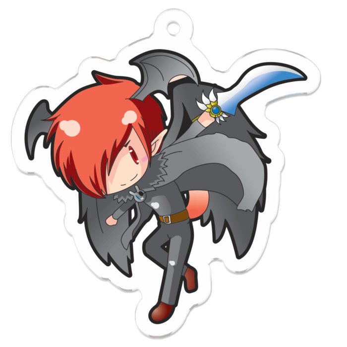 アクリルキーホルダー - 50 x 50 (mm)