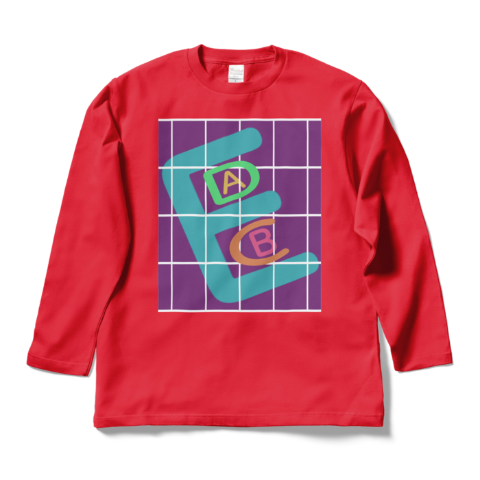 ロングスリーブTシャツ - L - レッド