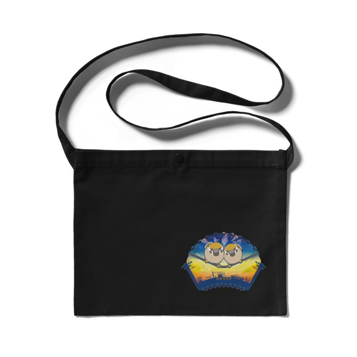 サコッシュ - 300 x 230 (mm)(2)　ブラック