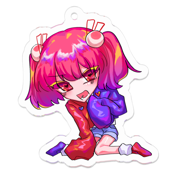 アクリルキーホルダー - 50 x 50 (mm)