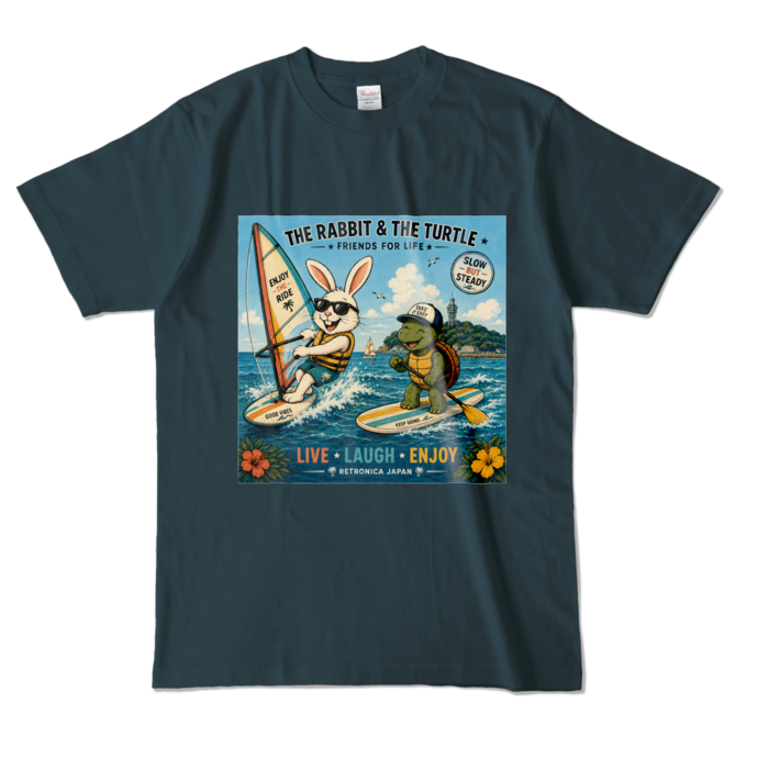 カラーTシャツ - L - デニム (濃色)