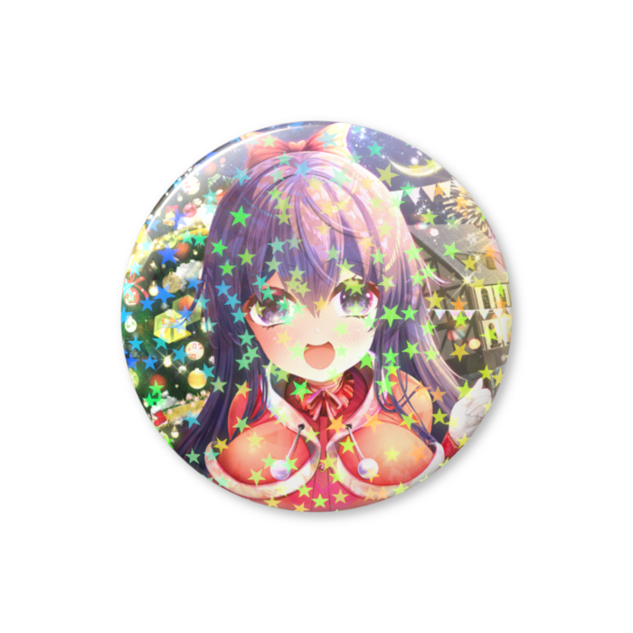 ホログラム缶バッジ - 44mm(スター)