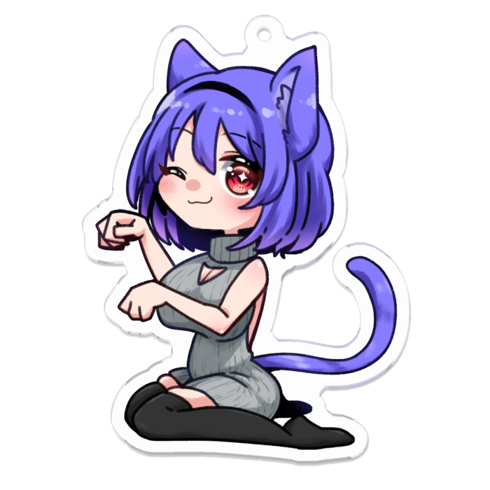 アクリルキーホルダー - 70 x 70 (mm)