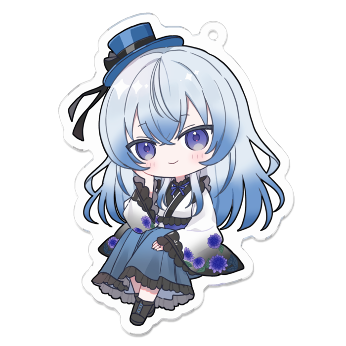 アクリルキーホルダー（コーティング） - 70 x 70 (mm)