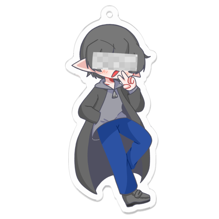 アクリルキーホルダー - 70 x 70 (mm)