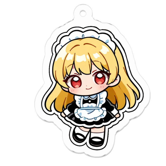 アクリルキーホルダー - 50 x 50 (mm)