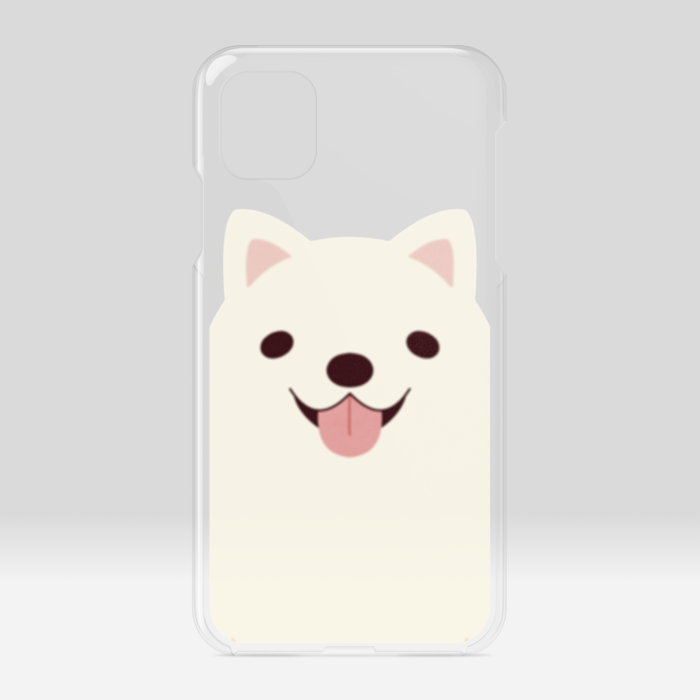 クリアiPhoneケース サモエド iPhone 11