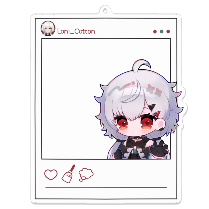 アクリルキーホルダー - 100 x 100 (mm)