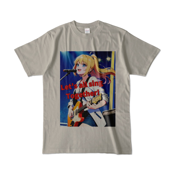 カラーTシャツ - L - シルバーグレー (淡色)