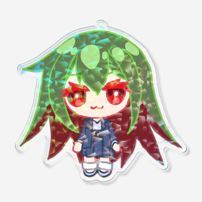 ホログラムアクリルキーホルダー - 100 × 100mm