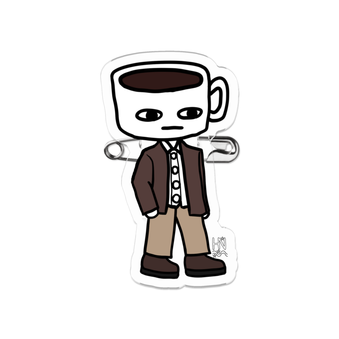 アクリルバッジ - 50 x 50 (mm)