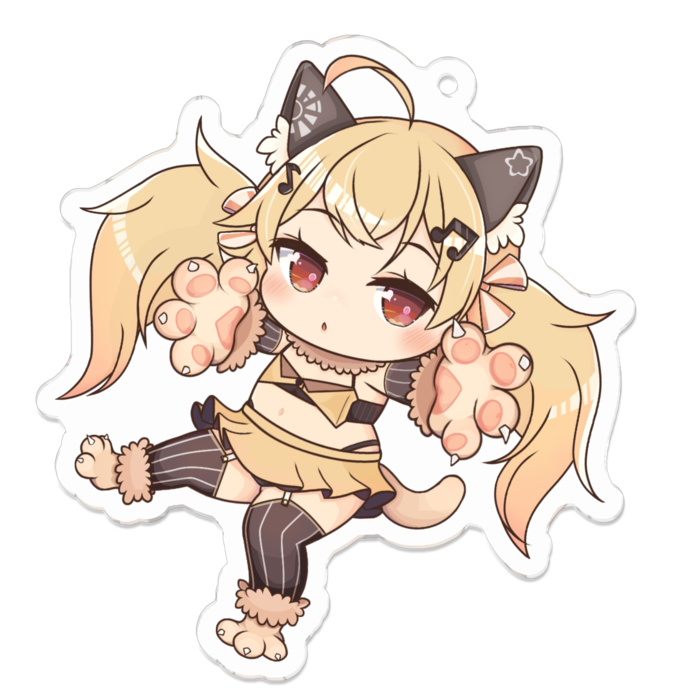 アクリルキーホルダー - 70 x 70 (mm)