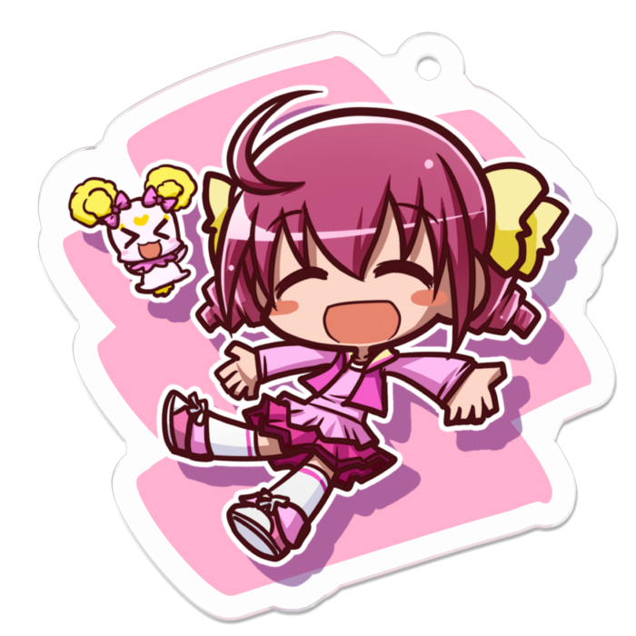 星空みゆき＆キャンディ　アクリルキーホルダー - 50 x 50 (mm)