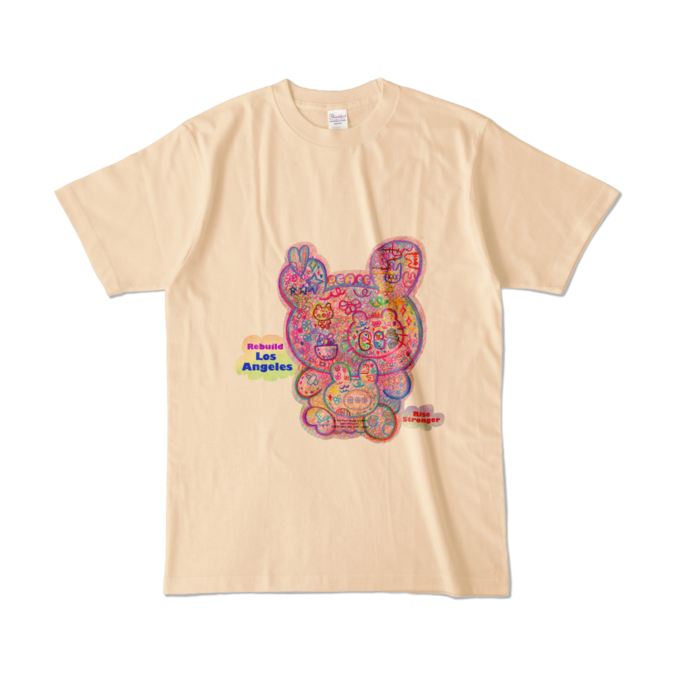 カラーTシャツ - L - ナチュラル (淡色)