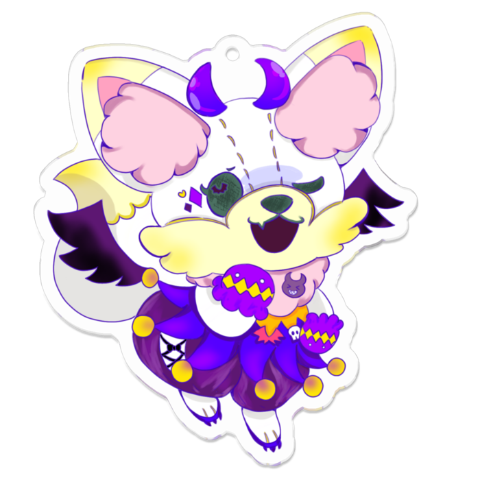 アクリルキーホルダー - 70 x 70 (mm)