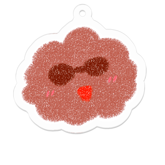 アクリルキーホルダー - 50 x 50 (mm)