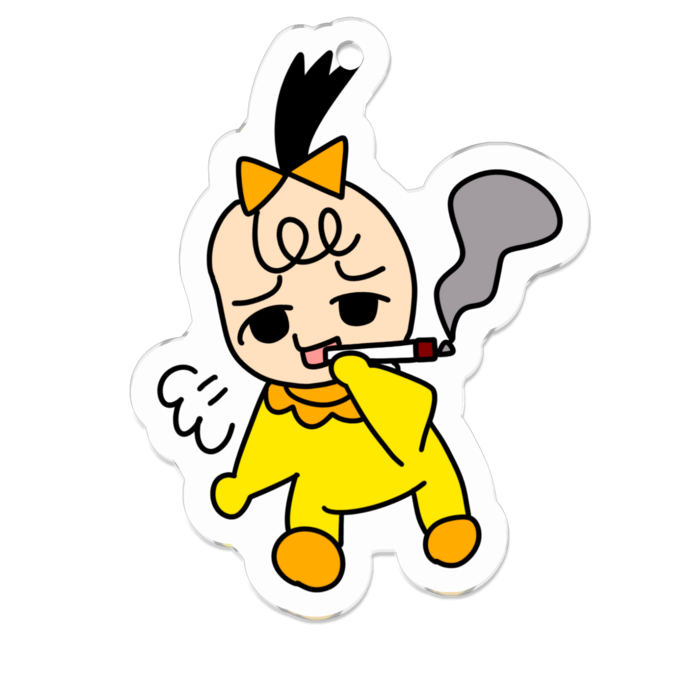 アクリルキーホルダー - 50 x 50 (mm)