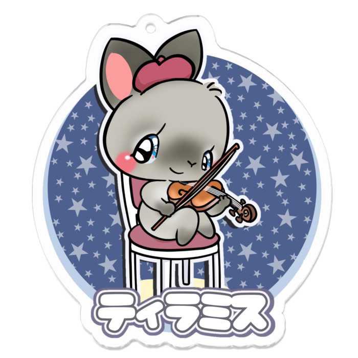 アクリルキーホルダー - 70 x 70 (mm)