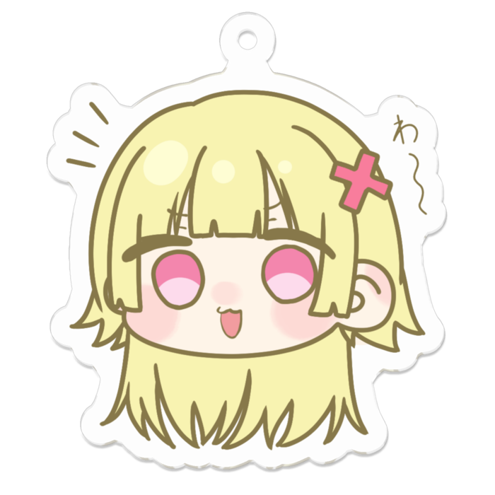 アクリルキーホルダー - 50 x 50 (mm)