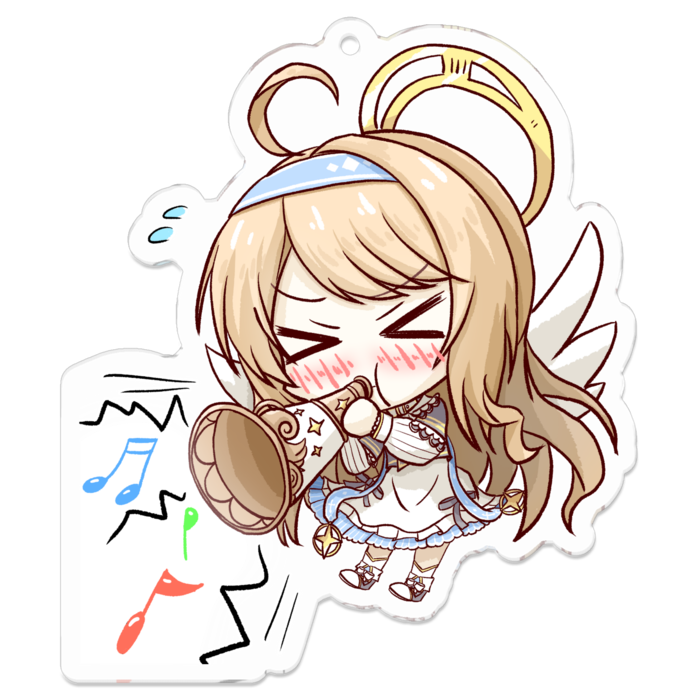 アクリルキーホルダー - 70 x 70 (mm)