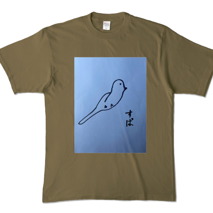 カラーTシャツ - XL - オリーブ (濃色)