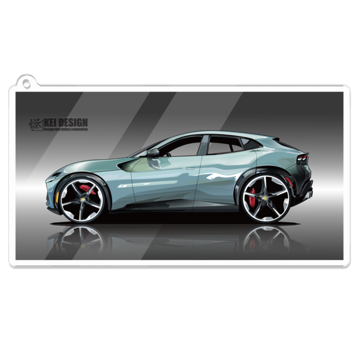 アクリルキーホルダー - 100 x 100 (mm)