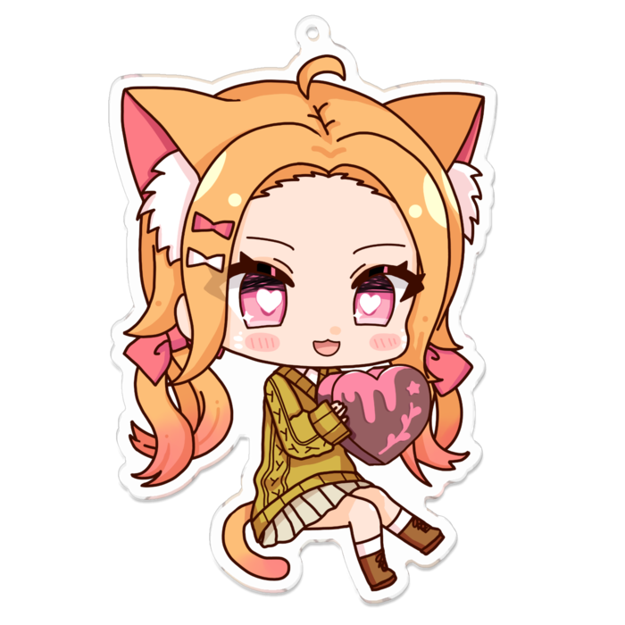 アクリルキーホルダー - 100 x 100 (mm)