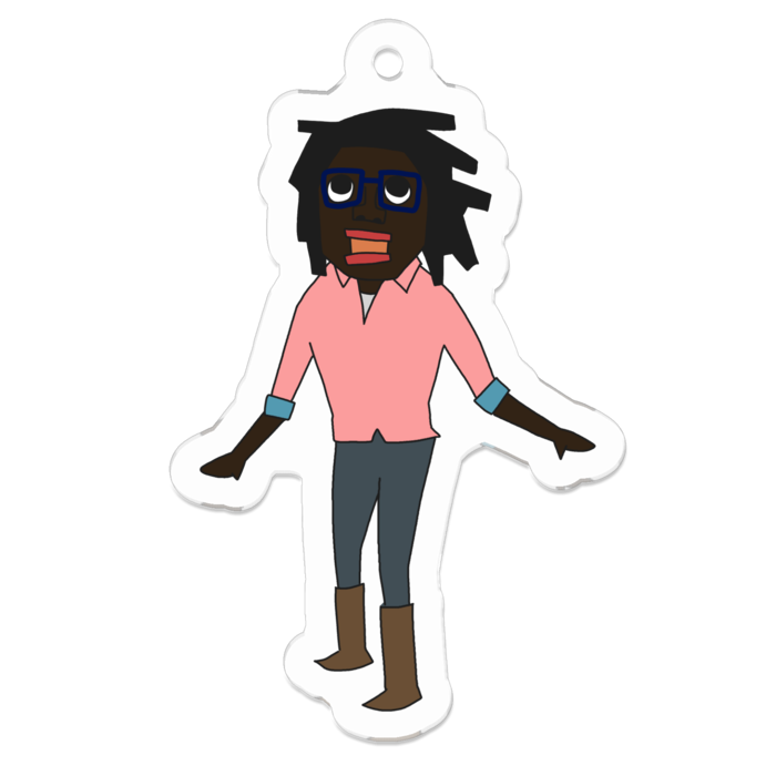 アクリルキーホルダー - 50 x 50 (mm)