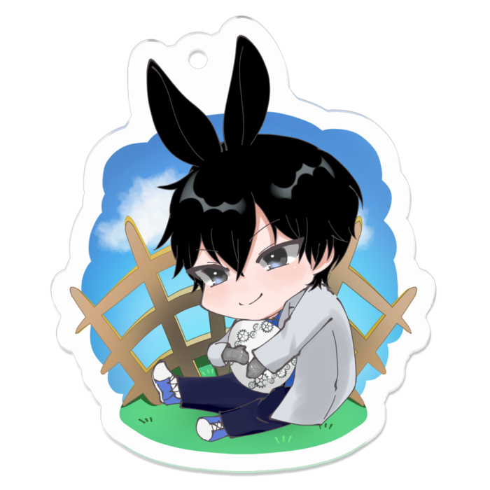 アクリルキーホルダー - 50 x 50 (mm)