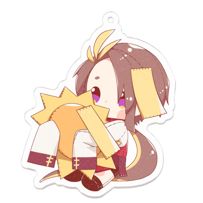 アクリルキーホルダー（コーティング） - 70 x 70 (mm)