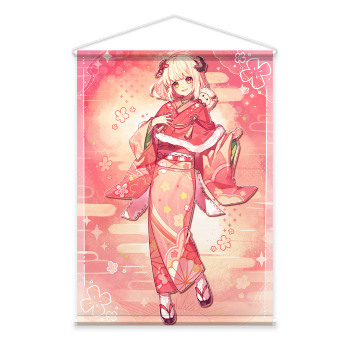 ひつじ（通常衣装）-全身-スエード生地