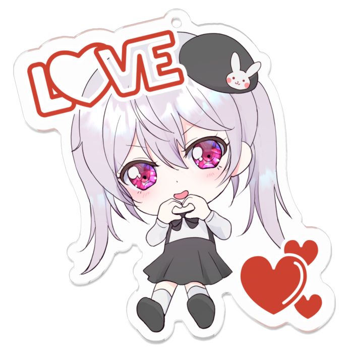 アクリルキーホルダー - 70 x 70 (mm)