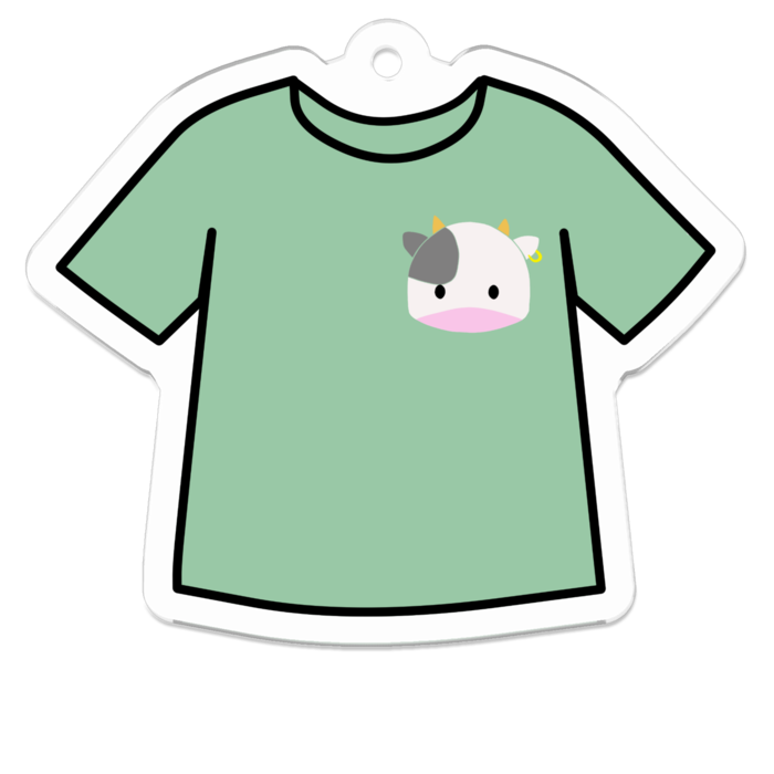 アクリルキーホルダー - 50 x 50 (mm)