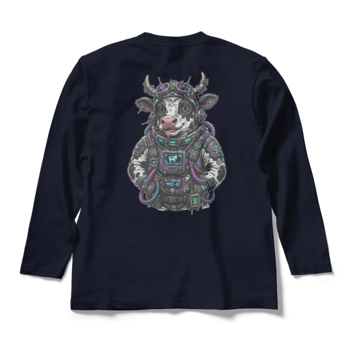 ロングスリーブTシャツ - M - ネイビー(1)