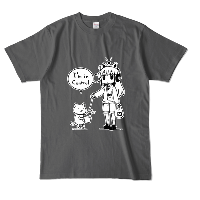 カラーTシャツ - L - チャコール (濃色)