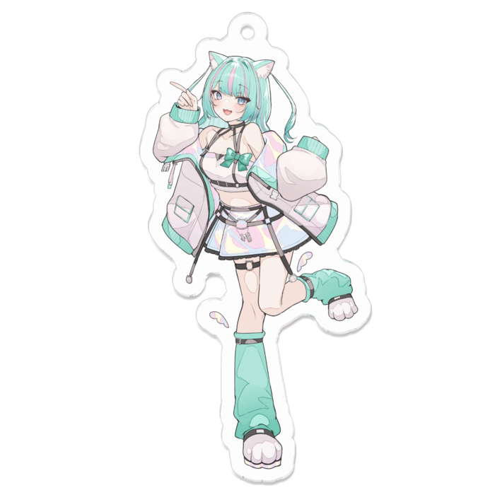 アクリルキーホルダー - 70 x 70 (mm)