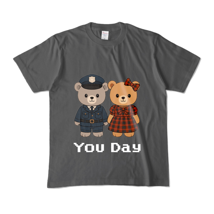 カラーTシャツ - M - チャコール (濃色)