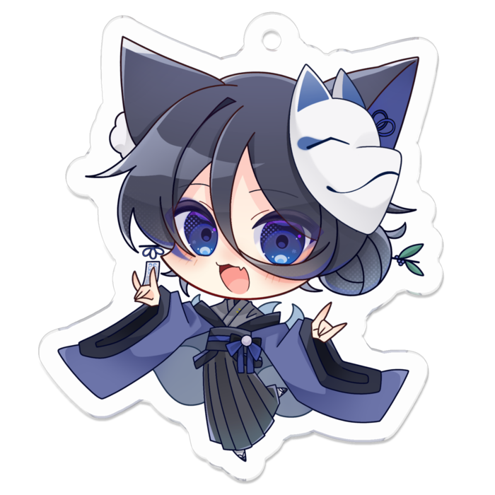 アクリルキーホルダー - 50 x 50 (mm)