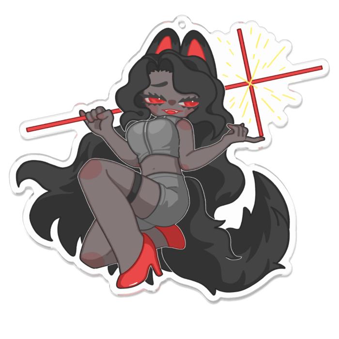 アクリルキーホルダー - 100 x 100 (mm)