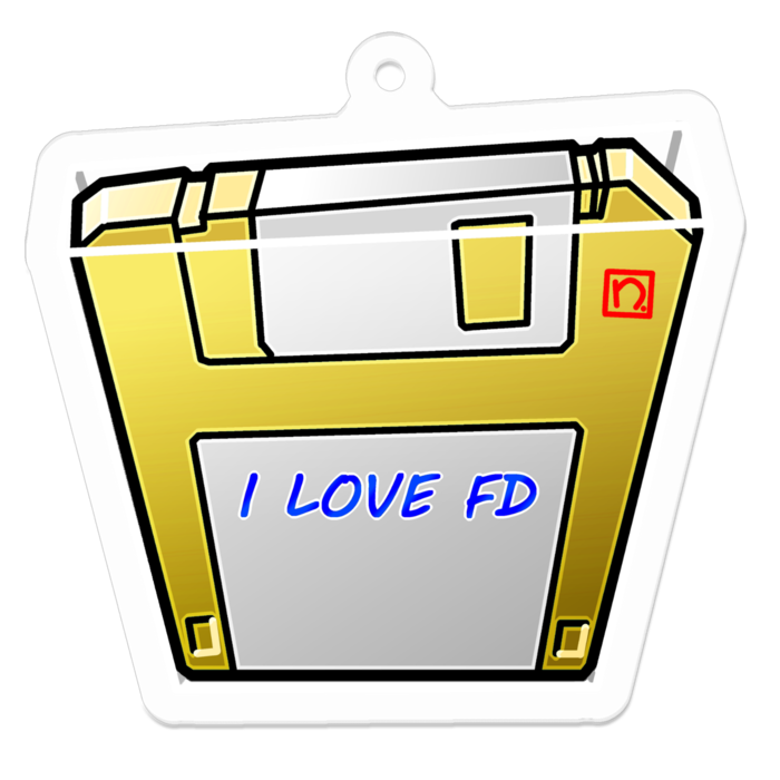 アクリルキーホルダー - 50 x 50 (mm)