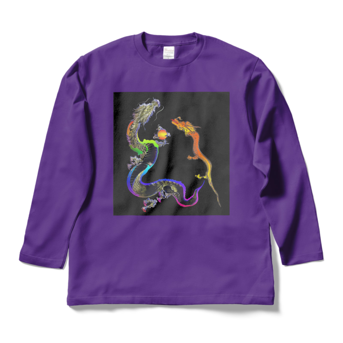 ロングスリーブTシャツ - L - パープル