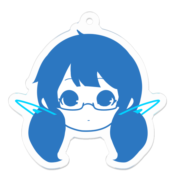 アクリルキーホルダー(コーティング) - 50 x 50 (mm)