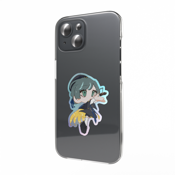 オーロラスマホステッカー - 縦