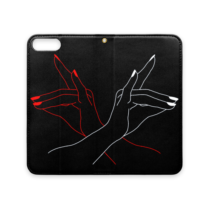 手帳型iPhoneケース（ベルトなし） - iPhone 8 Plus / 7 Plus - ストラップ穴 あり