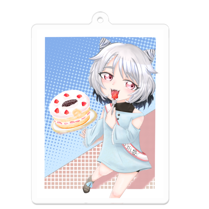 アクリルキーホルダー - 70 x 70 (mm)(1)