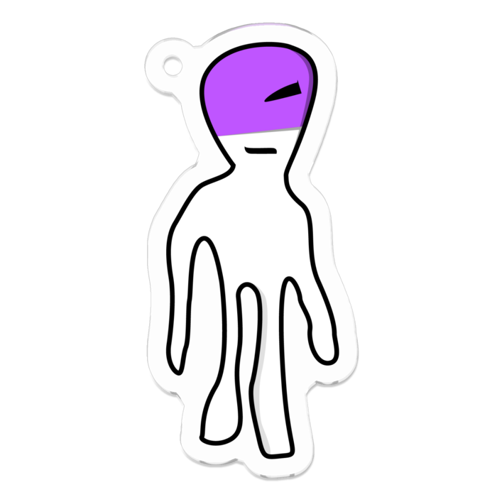 アクリルキーホルダー(コーティング) - 50 x 50 (mm)