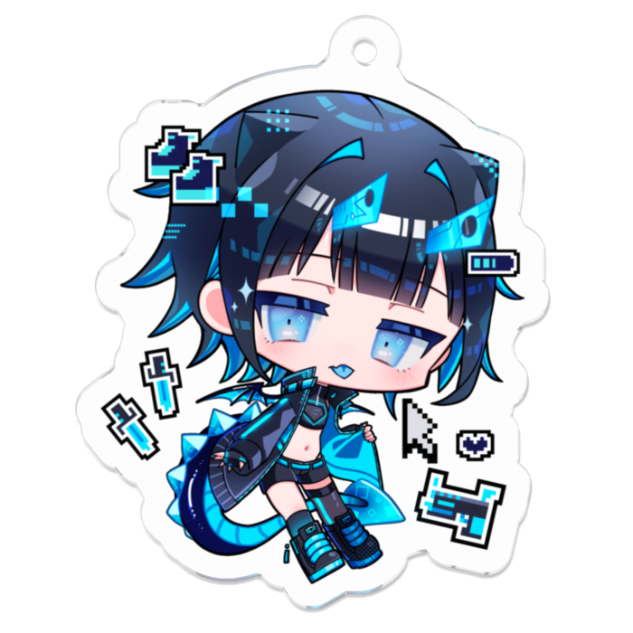 アクリルキーホルダー - 50 x 50 (mm)