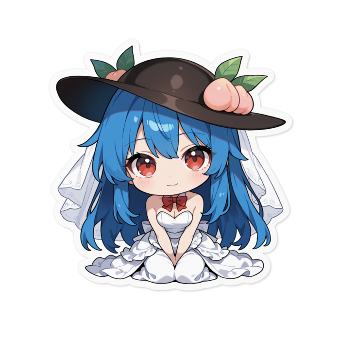 ステッカー - 100 x 100 (mm)(キャラのみ)